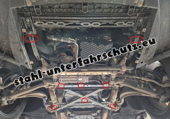Unterfahrschutz für Motor der Marke Porsche Macan