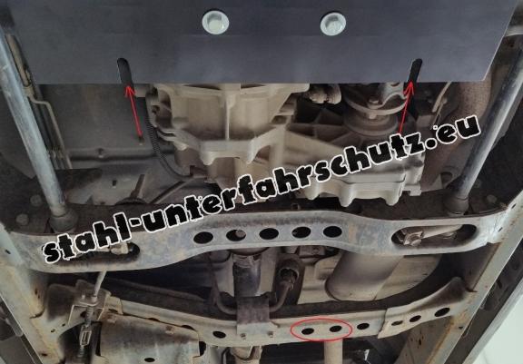 Stahl Getriebe Schutz für Nissan Pick Up