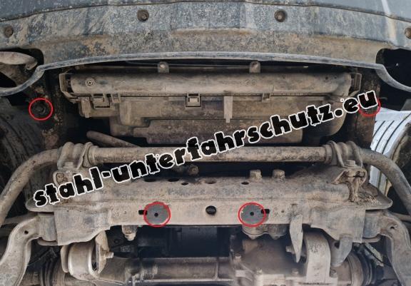 Unterer Aluminium-Kühlerschutz für den Nissan Pathfinder