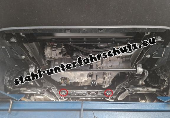 Aluminium Unterfahrschutz für Motor und Getriebe für den MAN Tge