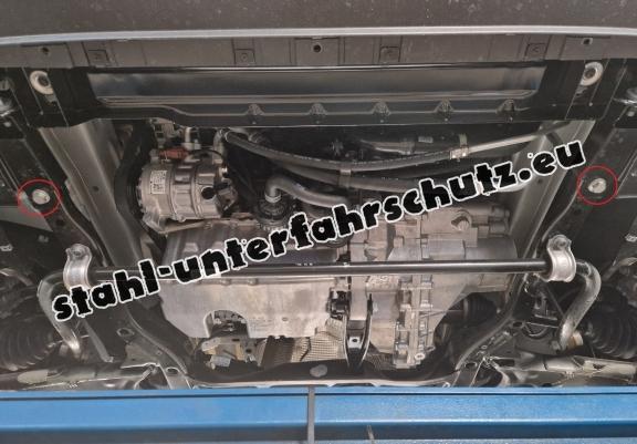 Aluminium Unterfahrschutz für Motor und Getriebe für den MAN Tge