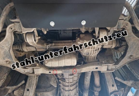Aluminium Unterfahrschutz für Motor der Marke Nissan Navara