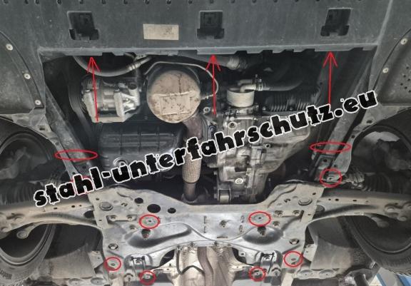 Unterfahrschutz für Motor der Marke Peugeot 508