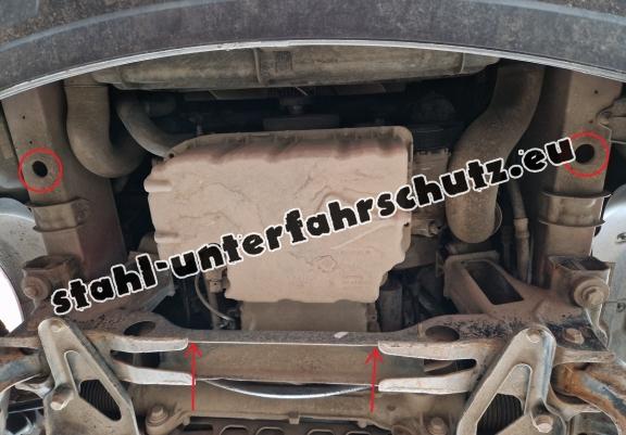 Aluminium Unterfahrschutz für Motor und Getriebe für Volkswagen Crafter