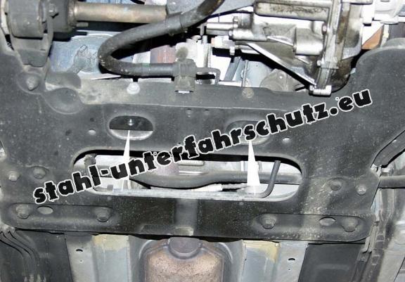 Unterfahrschutz für Motor und Getriebe aus Stahl für  Citroen Xsara Picasso