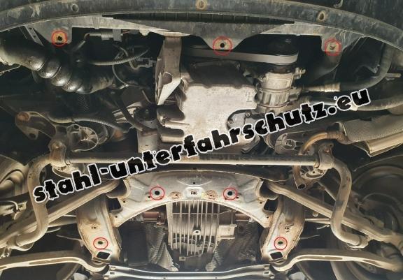 Unterfahrschutz für Motor der Marke Audi A6