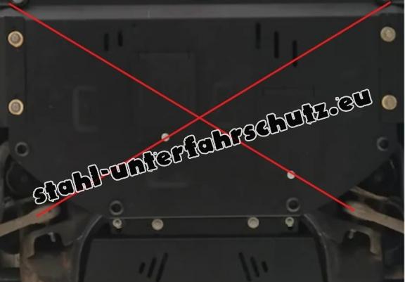 Unterfahrschutz aus Stahl für Automatikgetriebe der Marke Audi Allroad A6