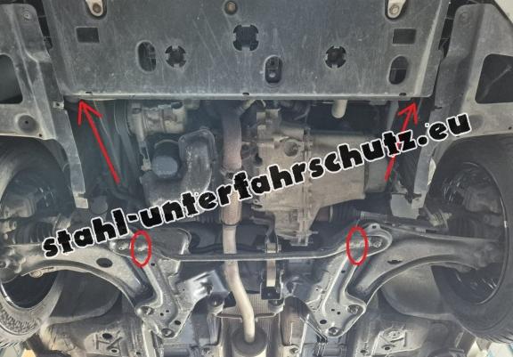 Unterfahrschutz für Motor der Marke Citroen C3