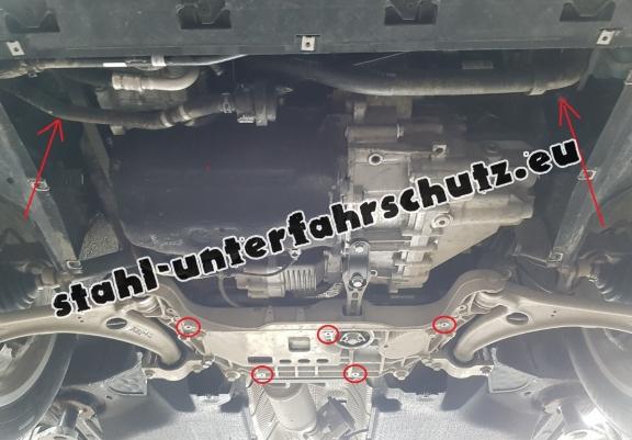 Unterfahrschutz für Motor der Marke Audi Q3