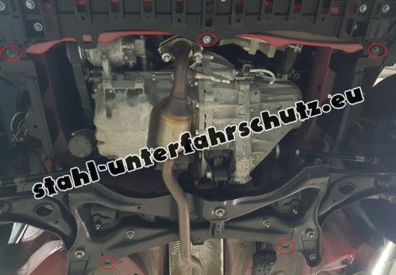 Unterfahrschutz für Motor der Marke Citroen C1
