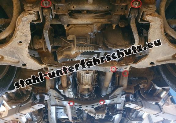 Unterfahrschutz für Motor der Marke Fiat Fullback