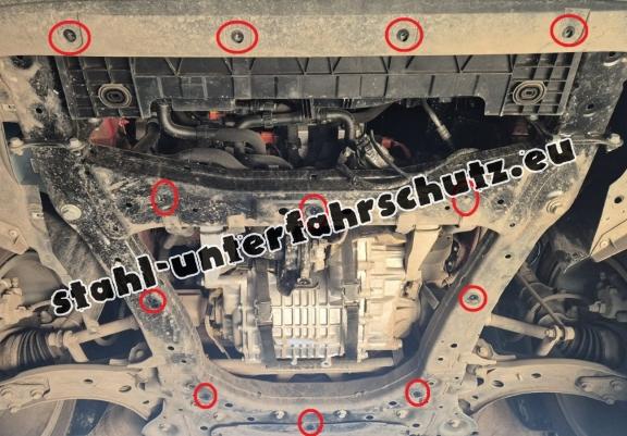 Unterfahrschutz für Motor der Marke MG ZS