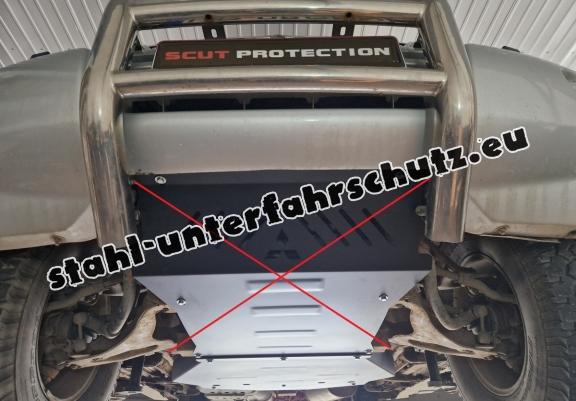 Getriebe schutz aus Stahl für  Mitsubishi Pajero 3 (V60, V70) Vers. 2.0