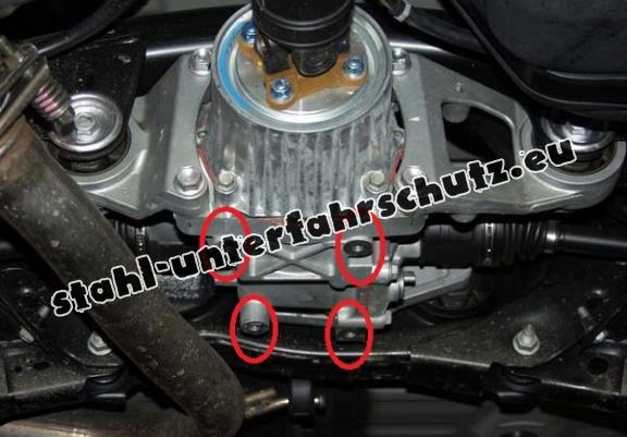 Stahl Differentialschutz für  Toyota RAV 4