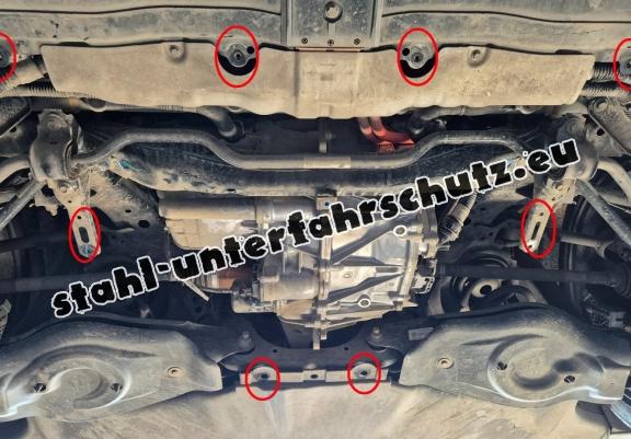 Unterfahrschuzt für Elektromotor hinten Tesla Model 3 AWD