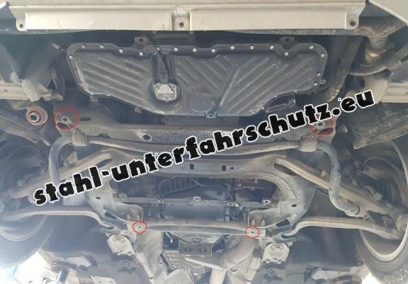 Unterfahrschutz für Motor der Marke Audi A8