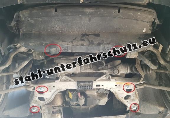 Unterfahrschutz für Motor der Marke BMW Seria 1 E81/E87/E82