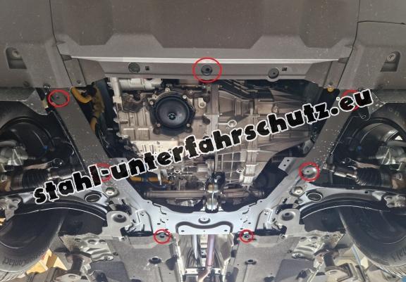 Aluminium Unterfahrschutz für Motor der Marke Dacia Bigster - 4x4 +4x2