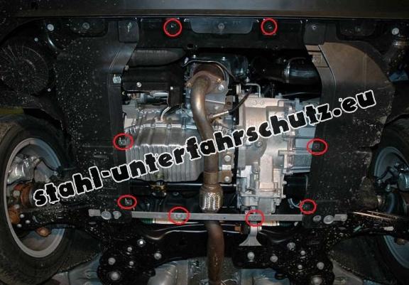Unterfahrschutz für Motor und Getriebe aus Stahl für  Fiat Bravo