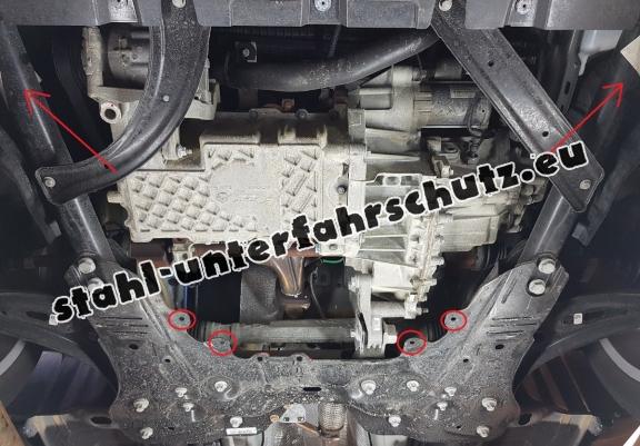 Unterfahrschutz für Motor der Marke Fiat 500x