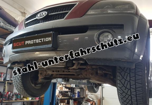 Unterfahrschutz für Motor und  kühler aus Stahl für  Kia Sorento