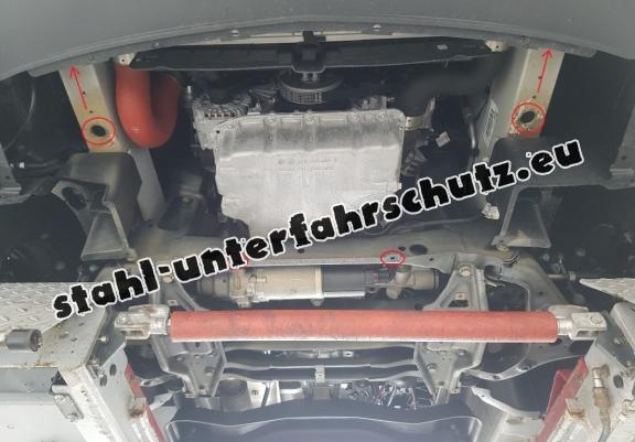 Aluminium Unterfahrschutz für Motor der Marke Mercedes Sprinter - RWD