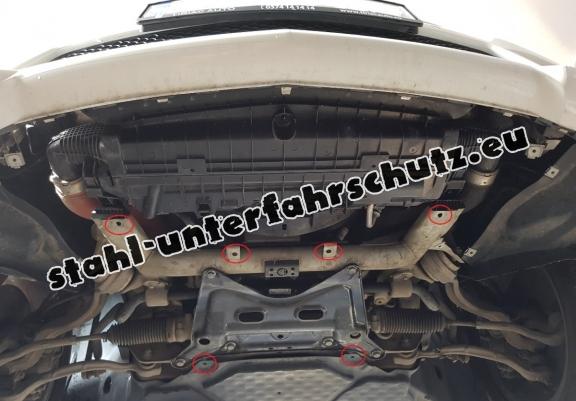 Unterfahrschutz für Motor der Marke Mercedes E-Class W212
