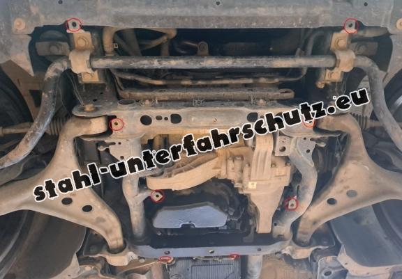 Unterfahrschutz für Motor der Marke Mercedes ML W166