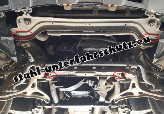 Unterfahrschutz für Motor der Marke Mercedes ML W164