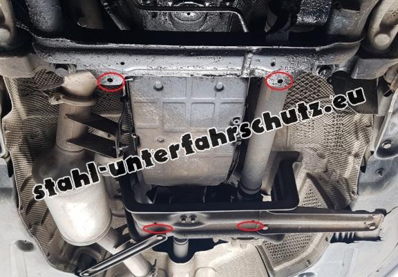 Unterfahrschutz für Motor der Marke Mercedes ML W164