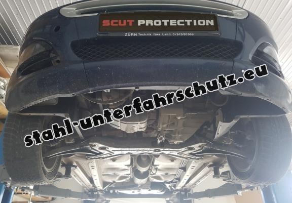 Unterfahrschutz für Motor und Getriebe aus Stahl für  Smart ForFour Benzin