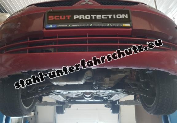 Unterfahrschutz für Motor und Getriebe aus Stahl für  Smart ForFour Benzin