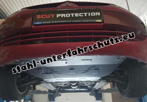 Unterfahrschutz für Motor und Getriebe aus Stahl für  Smart ForFour Benzin