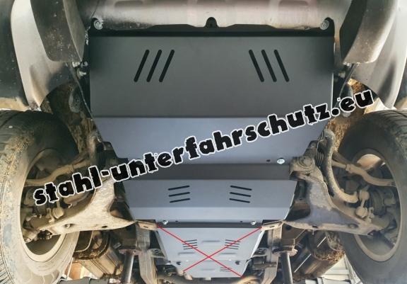 Unterfahrschutz für Motor und  kühler aus Stahl für  Mitsubishi L 200