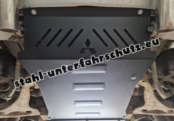 Unterfahrschutz für Motor und  kühler aus Stahl für  Mitsubishi Pajero 3 (V60, V70) Vers 2.0