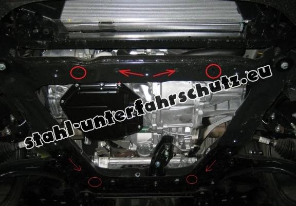 Unterfahrschutz für Motor der Marke Nissan Qashqai J10