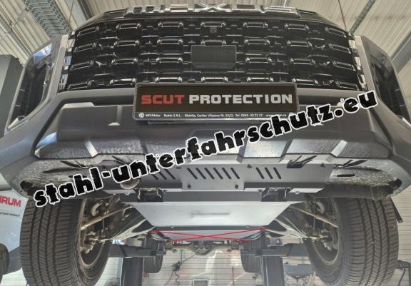 Unterfahrschutz für Motor und Kühler aus Stahl für Maxus T60 Max