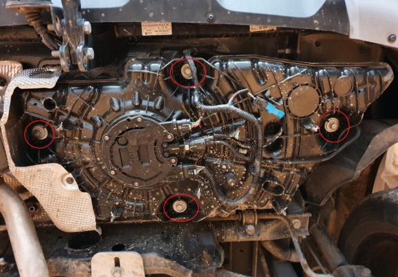 Stahlschutz für AdBluetank der Marke Dacia Duster