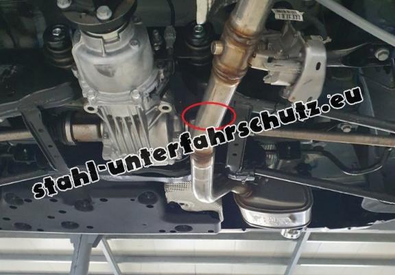 Stahlschutz für AGR-Ventil der Marke  Dacia Duster
