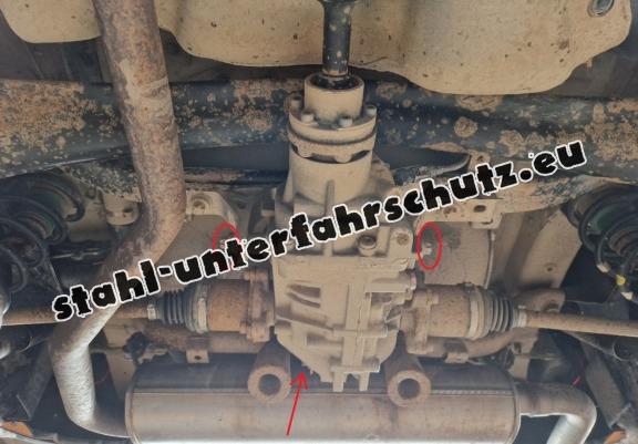 Stahl Differentialschutz für Fiat Panda 4x4