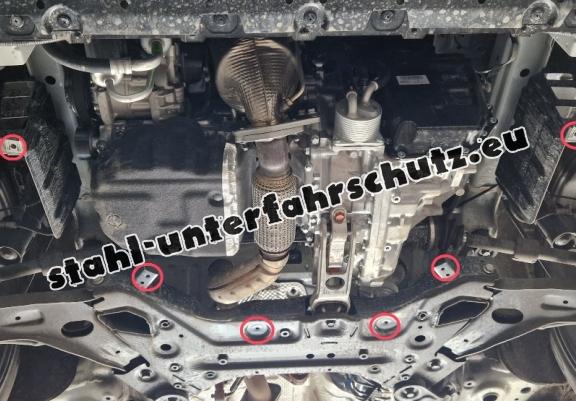 Unterfahrschutz für Motor der Ssangyong Torres