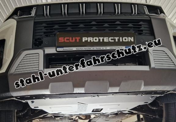 Unterfahrschutz für Motor der Ssangyong Torres