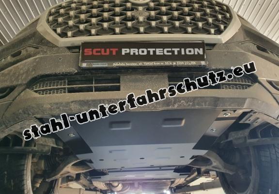 Unterfahrschutz für Motor der Ssangyong Musso Grand