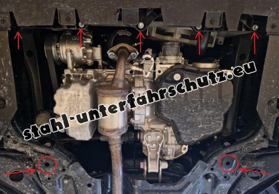 Unterfahrschutz für Motor der Marke Toyota Aygo X