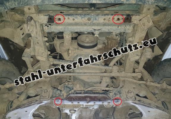 Unterfahrschutz für Motor der Marke Toyota Hilux