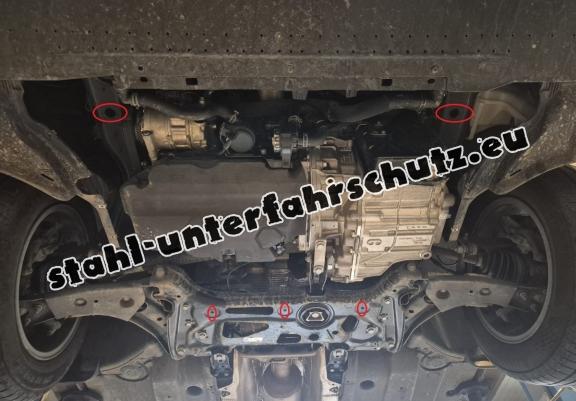 Aluminium Unterfahrschutz für Motor und Getriebe für den VW Golf 7