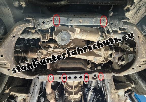 Unterfahrschutz für Motor der Marke Isuzu D-Max