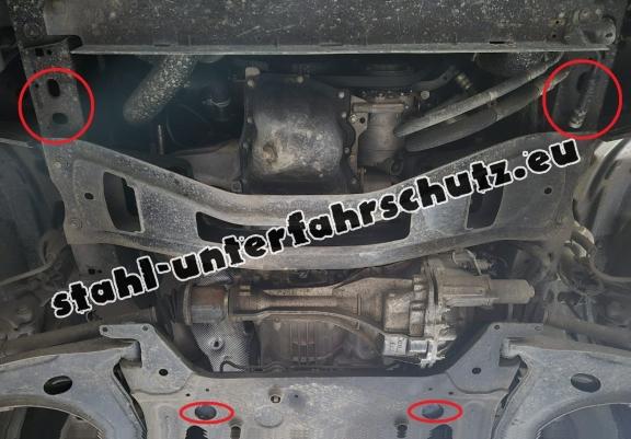 Unterfahrschutz für Motor der Marke Ford Transit  - 4x4