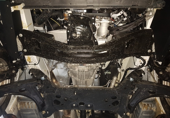 Unterfahrschutz für Motor und Getriebe aus Stahl für  Ford Transit Custom