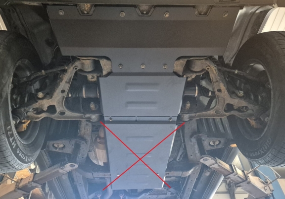 Unterfahrschutz für Motor der Marke Baic Beijing BJ40